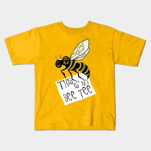 Bee Tee Kids T-Shirt by ahadden